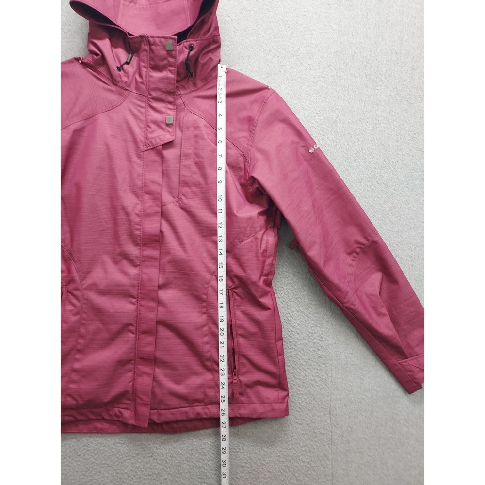 Columbia Sportwear Company Women Hoodie Jacket M Purple Full Zip Pockets Outdoor - Picture 6 of 15